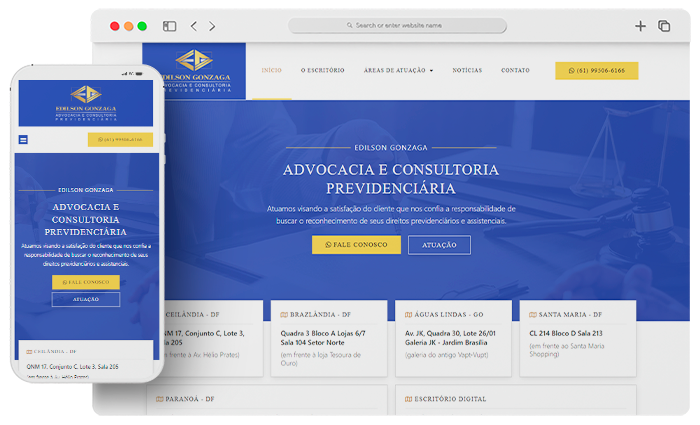 criação de site para advocacia