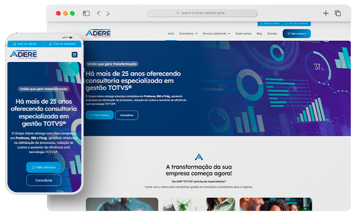 Criação de site para consultoria
